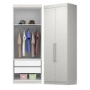 Ver imagem 5 de Guarda-roupa Casal com Cabeceira 7 Peças Modena Ii Demóbile