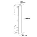 Ver imagem 2 de Guarda-roupa Casal com Cabeceira 7 Peças Modena Ii Demóbile