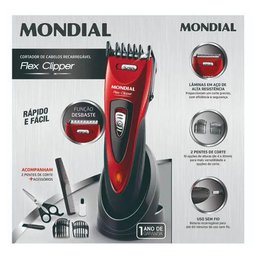 Cortador de Cabelos Recarregável Flex Clipper CR-04 Bivolt - 3