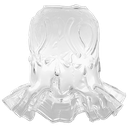 Ver imagem 1 de Tulipa Rei Gold Transparente P/ Pendente Lustre Arandela