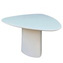 Ver imagem 2 de Mesa de Jantar Cone Orgânica Redonda 140x144 Cm Laqueado Off White