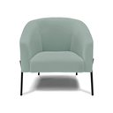Ver imagem 7 de Poltrona Sala Decorativa Stella Pé de Aço Preto Veludo Cotelê D03 - D’Rossi