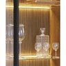 Conjunto Sala de Jantar Cristaleira Tijuca e Buffet Vicky C05 Preto Fosco/Noce Milano - Mpozenato - 4