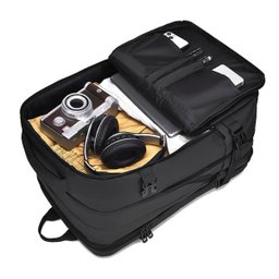Mochila Impermeável Masculina Expansível Notebook 17,3 e Usb:preto - 4