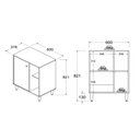 Ver imagem 3 de Gabinete Armário Banheiro Ditália 1 Porta Bn-06 Cor:branco