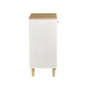 Ver imagem 5 de Gabinete Armário Banheiro Ditália 1 Porta Bn-06 Cor:branco