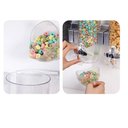 Ver imagem 5 de Dispenser de Parede Porta Cereais Triplo Alimentos Organizador Gigante Sucrilhos Granola Cozinha 3 P