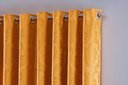 Ver imagem 3 de Cortina Jacquard Luxo em Tecido Semi Blackout Sala 5,00x2,80:dourado