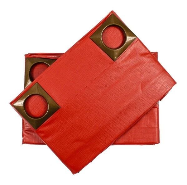 Cortina Blackout Corta 100% A Luz para Varao Normal Quarto ou Sala Tamanho 2,00 x 1,60 Tecido Cor - 2