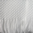 Ver imagem 2 de Manta / Colcha Jacque com Franja Buddemeyer Branco 1011 Queen 220 X 250