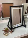 Ver imagem 3 de Espelho Portátil Camarim de Bancada com Led e Botão Touch 32x45cm:preto