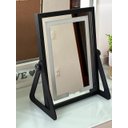 Ver imagem 7 de Espelho Portátil Camarim de Bancada com Led e Botão Touch 32x45cm:preto