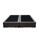 Ver imagem 2 de Cama Box Blindado King Bipartido Principe Das Camas Sintético Marrom 193x203x40
