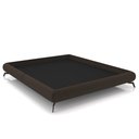 Ver imagem 1 de Cama Casal Base Box 138x188cm Pés de Ferro Cold P02 Veludo Marrom - Mpozenato