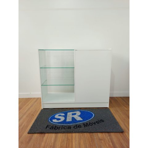 Balcão Caixa Vitrine (Branco)