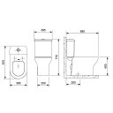 Ver imagem 4 de Kit Bacia com Caixa, Assento Pp e Kit Instalação Nexo Branco Roca