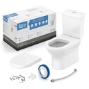 Ver imagem 2 de Kit Bacia com Caixa, Assento Pp e Kit Instalação Nexo Branco Roca