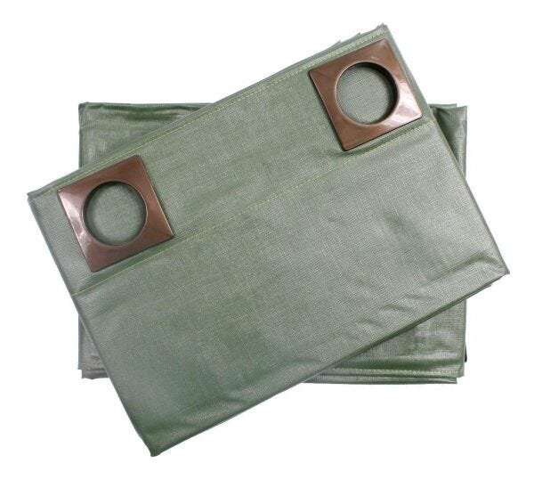 Cortina Blackout Corta 100% A Luz para Quarto ou Sala Tamanho 2,00 x 1,60 Tecido para Varao Simples - 2