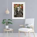 Ver imagem 2 de Quadro Freud Mente de Flores - 60x48cm:madeira Preta