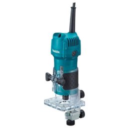 Tupia 6mm com Base Articulada 530w 30000 Rpm Pinça 6mm com Cj Guia Chaves e Pinça 3709 220v Makita - 1