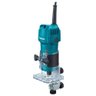 Tupia 6mm com Base Articulada 530w 30000 Rpm Pinça 6mm com Cj Guia Chaves e Pinça 3709 220v Makita - 1