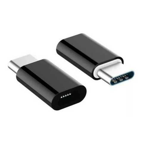 Adaptador Conversor Tipo C para Micro V8 Ft-ada14 Prata para Celular e Tablet