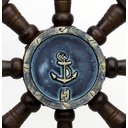 Ver imagem 2 de Timão de Barco Decorativo em Resina 50cm Náutica