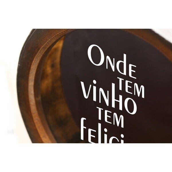 Quadro Decorativo Porta Rolhas Redondo Felicidades - Pequeno - 3