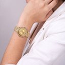 Ver imagem 3 de Relógio Feminino com Strass Cravejado Correa Metal + Caixa