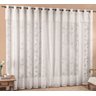 Cortinas de Ibitinga de Renda Floral Para Sala ou Quarto 2,00 X 2,50 Metros Com Ilhos Para Varao - 2