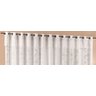 Cortinas de Ibitinga de Renda Floral Para Sala ou Quarto 2,00 X 2,50 Metros Com Ilhos Para Varao - 4