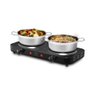 Cooktop Elétrico Elgin Portátil Com Duas Placas De Aquecimento 2 Bocas Preto – 220 Volts - 1