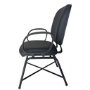 Ver imagem 6 de Cadeira Escritório Ergonômica Executiva Giga Plus Size Reforçada Fixa Courino Sintético
