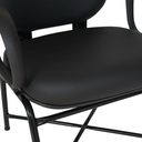Ver imagem 7 de Cadeira Escritório Ergonômica Executiva Giga Plus Size Reforçada Fixa Courino Sintético