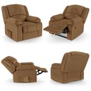 Ver mais imagens de Poltrona do Papai Reclinável Sala de Cinema Madrid Power Touch USB PU Caramelo G23 Gran Belo
