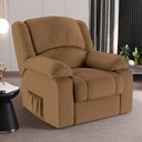 Ver imagem 6 de Poltrona do Papai Reclinável Sala de Cinema Madrid Power Touch USB PU Caramelo G23 Gran Belo