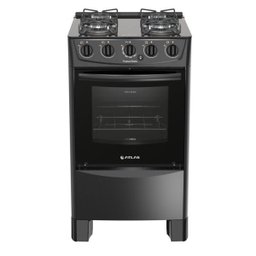 Fogão Piso Atlas Tropical Glass 4Q Mesa Vidro Preto Bivolt - 2