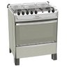 Fogão de Piso Atlas Fastcook 5 Bocas Inox Bivolt 1544002 - 1