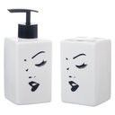 Ver imagem 1 de Kit Banheiro Lavabo Conjunto P/ Sabonete Líquido / Marlyn Amigold