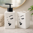 Ver imagem 2 de Kit Banheiro Lavabo Conjunto P/ Sabonete Líquido / Marlyn Amigold