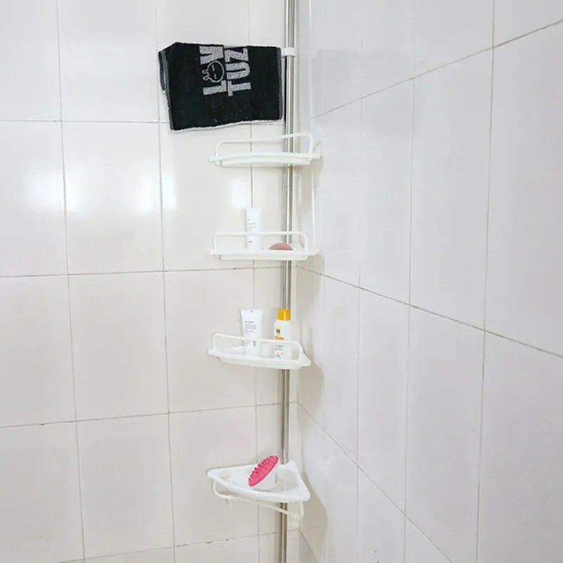 Organizador Banheiro Prateleira Suporte Ajustavel Cantoneira Sabonete Porta Toalha Shampoo - 7