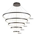 Ver imagem 3 de Lustre Pendente Sindora QD05314 Preto LED Bivolt