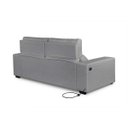 Ver imagem 7 de Sofá 3 Lugares Connect Assento Retrátil e Reclinável com USB Suede 2.10M (L)