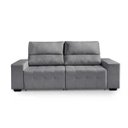 Ver imagem 3 de Sofá 3 Lugares Connect Assento Retrátil e Reclinável com USB Suede 2.10M (L)