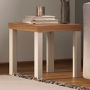 Ver imagem 1 de Mesa de Canto Zoom Carvalho/off White - Pnr Móveis