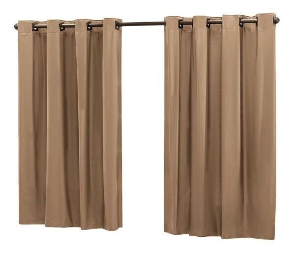 Cortina Blackout Avela 2,00 x 1,60 Metros para Sala ou Quarto Varao Simples - Corta 100% A Luz - 1