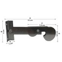 Ver imagem 2 de Kit 8 Prendedor Janela Veneziana Carranca Zincada - Feltrin