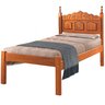 Cama de Solteiro Capelinha Madeira Sucupira na Cera Braznelo Cama Solteiro Capelinha - 1