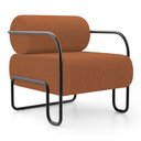 Ver imagem 5 de Kit 02 Poltronas Decorativas Orgânica Living Miska Bouclê Terracota - Desk Design
