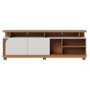 Ver imagem 5 de Rack Bancada Ambiente Jurerê 1.8 Freijó Off White Matte - Colibri